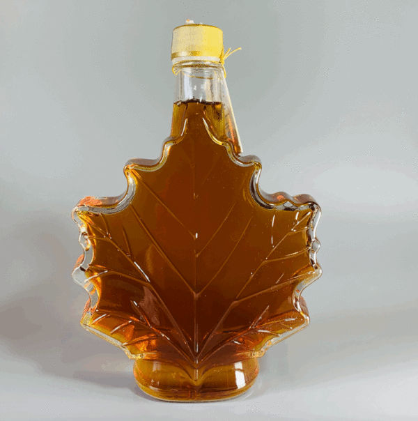 Maple Syrup Grade A Amber Rich Taste In a Maple Leaf Bottle 250ml